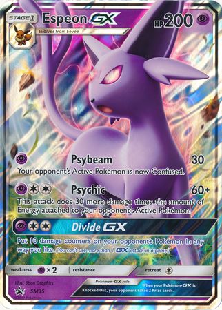 Espeon GX (SM35) (Tarjeta Jumbo) [Sol y Luna: Black Star Promos] 