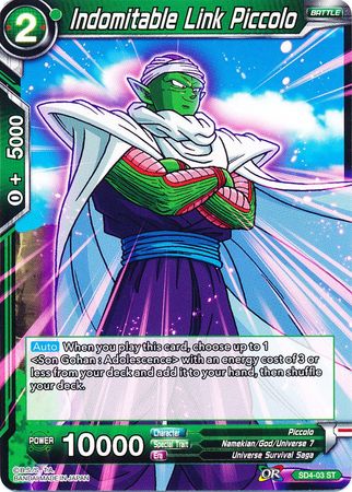 Indomitable Link Piccolo (Starter Deck - The Guardian of Namekians) [SD4-03]