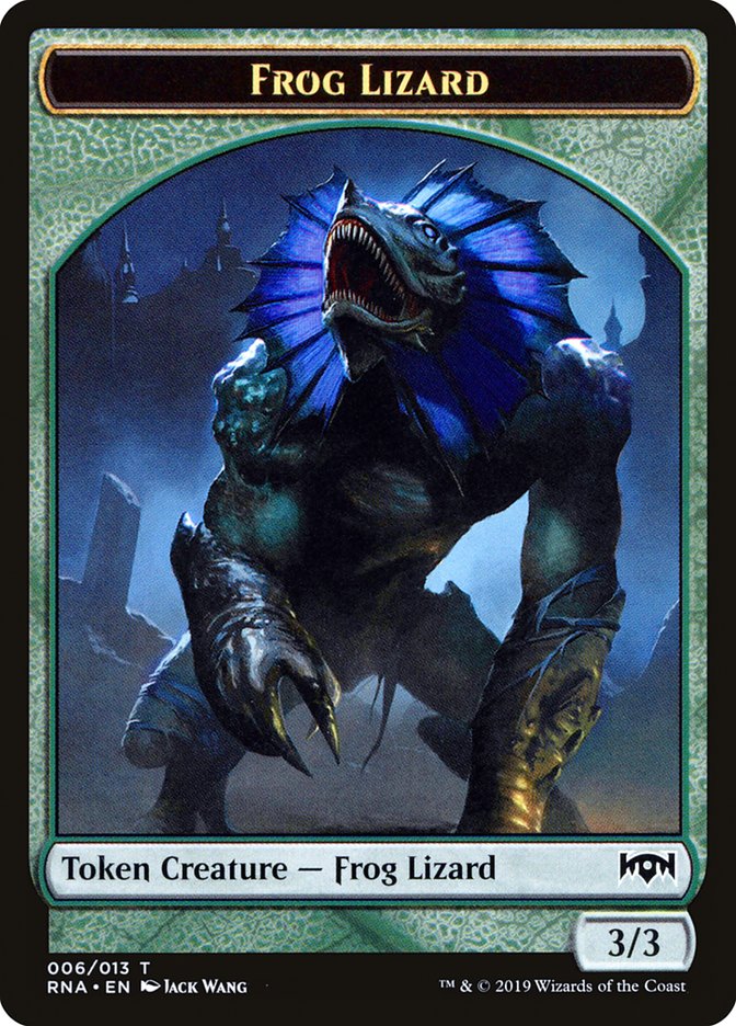 Frog Lizard [Ravnica Allegiance Tokens]