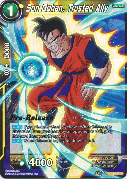 Son Gohan, aliado de confianza (BT13-098) [Promociones preliminares de rivalidad suprema] 