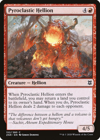Hellion pyroclastique [Zendikar Ascendant] 
