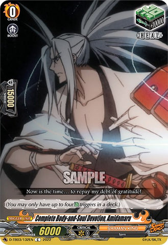 Complete Body-and-Soul Devotion, Amidamaru (D-TB03/132EN) [Shaman King]