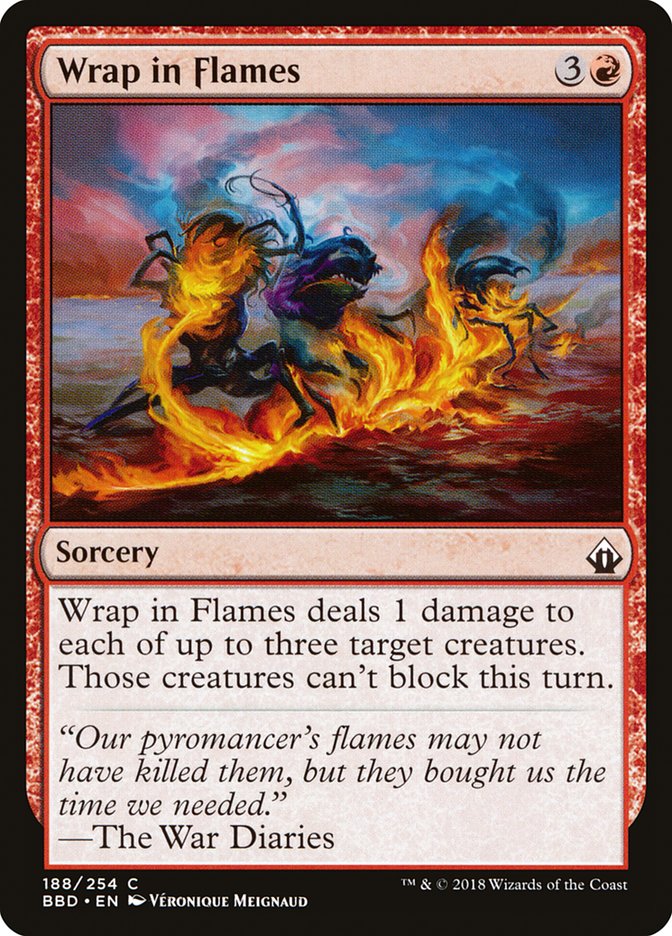 Envelopper de flammes [Battlebond] 