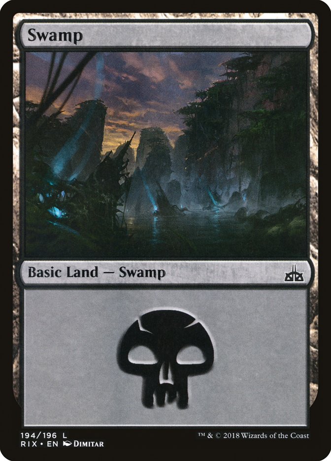 Swamp (#194) [Rivals of Ixalan]