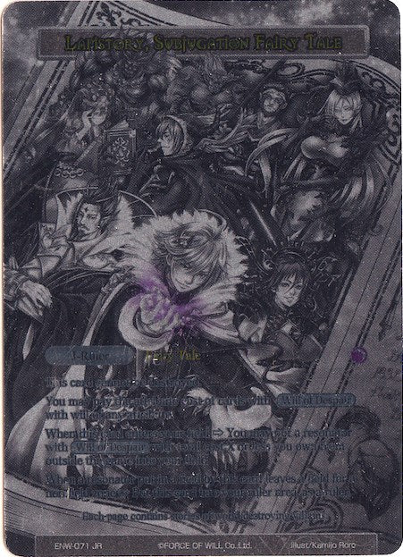 Book of Dark // Lapistory, Subjugation Fairy Tale (Uber Rare) (ENW-071/J) [Echoes of the New World]