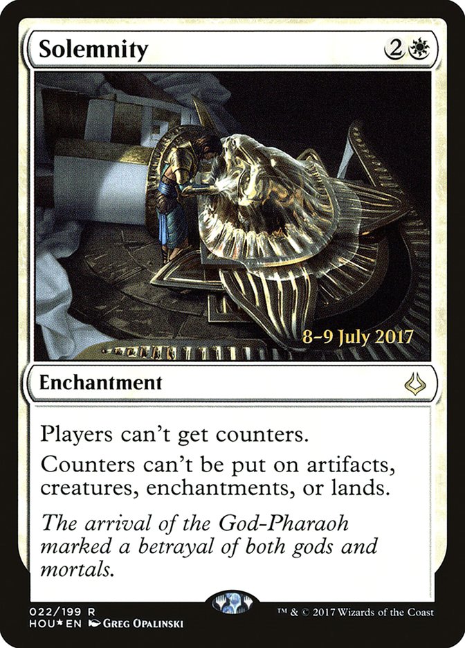 Solemnity  (Prerelease) [Hour of Devastation Prerelease Promos]