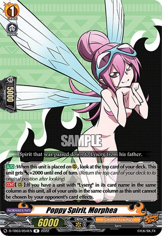 Poppy spirit, Morphea (D-TB03/054EN) [Shaman King]