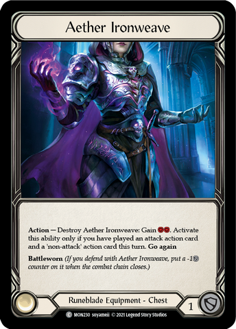 Aether Ironweave [MON230-CF] 1ère édition Cold Foil 