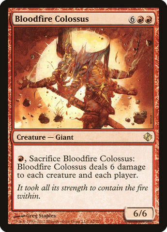 Bloodfire Colossus [Duel Decks: Venser contre Koth] 