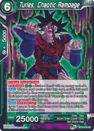Turles, Chaotic Rampage [BT12-078]