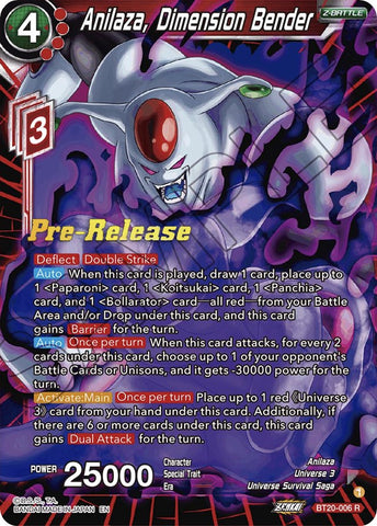 Anilaza, Dimension Bender (BT20-006) [Power Absorbed Prerelease Promos]