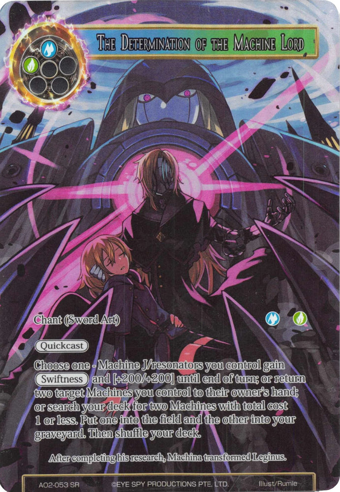 The Determination of the Machine Lord (Full Art) (AO2-053) [Alice Origin II]