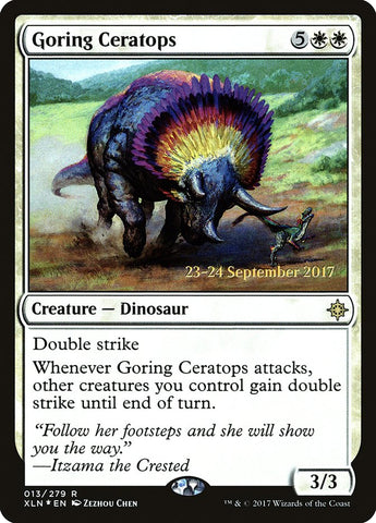 Goring Ceratops  [Ixalan Prerelease Promos]