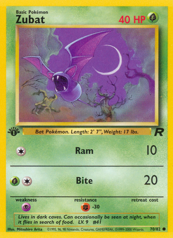 Zubat (70/82) [Team Rocket 1ª Edición] 