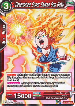 Determined Super Saiyan Son Goku [BT3-005]