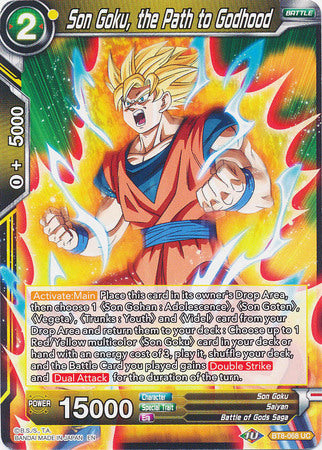 Son Goku, the Path to Godhood [BT8-068]