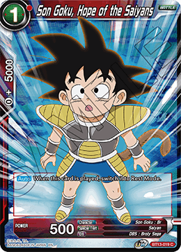 Son Goku, Esperanza de los Saiyans (Común) [BT13-019] 