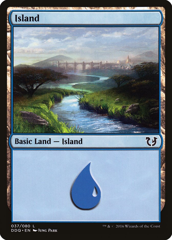 Island (#37) [Duel Decks: Bendito vs. Maldito] 