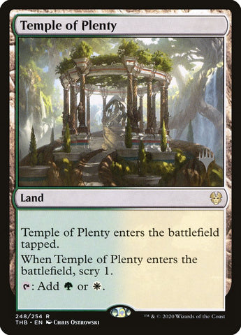 Temple of Plenty (paquete promocional) [Promociones de Theros Beyond Death] 