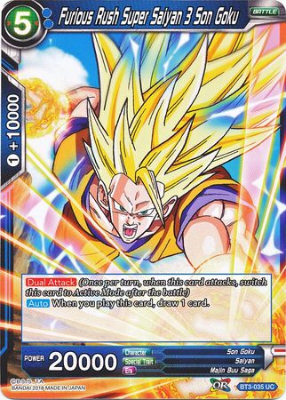 Furious Rush Son Goku Super Saiyan 3 [BT3-035] 
