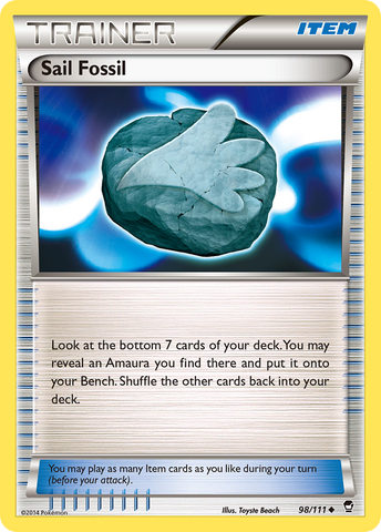 Fossile de voile (98/111) [XY : Poings furieux] 