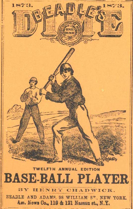 1867 Beadle's Dime Baseball Player Book - Reprint