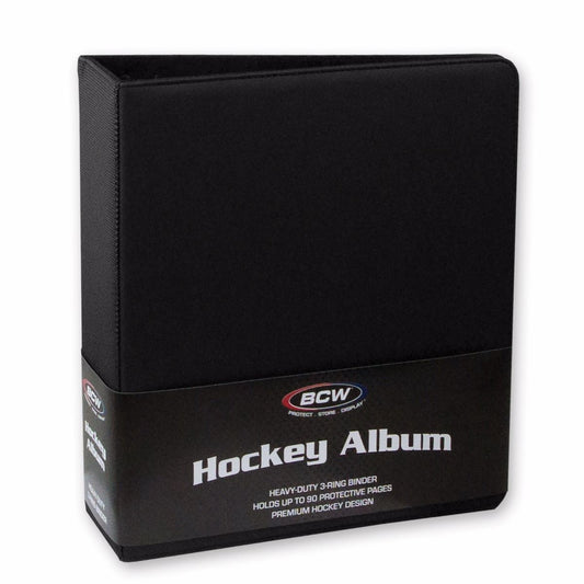 3 in. Album - Hockey Collectors Album - Premium Black