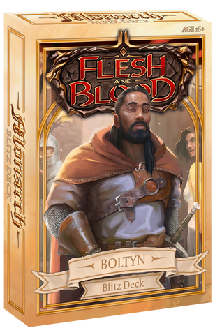 Flesh and Blood: Boltyn (Warrior) Monarch Blitz Deck  LIMIT OF 1 PER CUSTOMER - Releases May 14, 2021 - Duel Kingdom