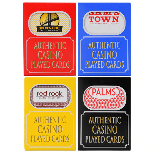 Authentic Casino-Used Playing Cards