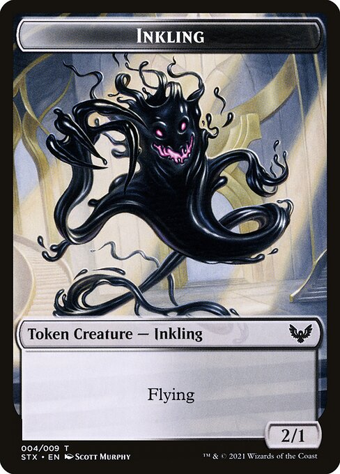 Inkling // Pest Token [Strixhaven: School of Mages Tokens (Japanese)]