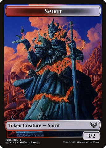 Spirit // Pest Token [Strixhaven: School of Mages Tokens (Japanese)]