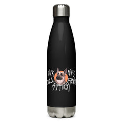 "Nick Nack's Logo" Stainless Steel Water Bottle