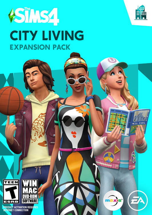 The Sims 4: City Living Expansion Pack, Electronic Arts, PC, Mac, [Physical]