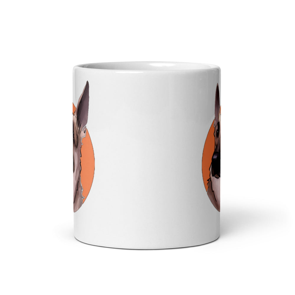 "Apollo" White glossy mug