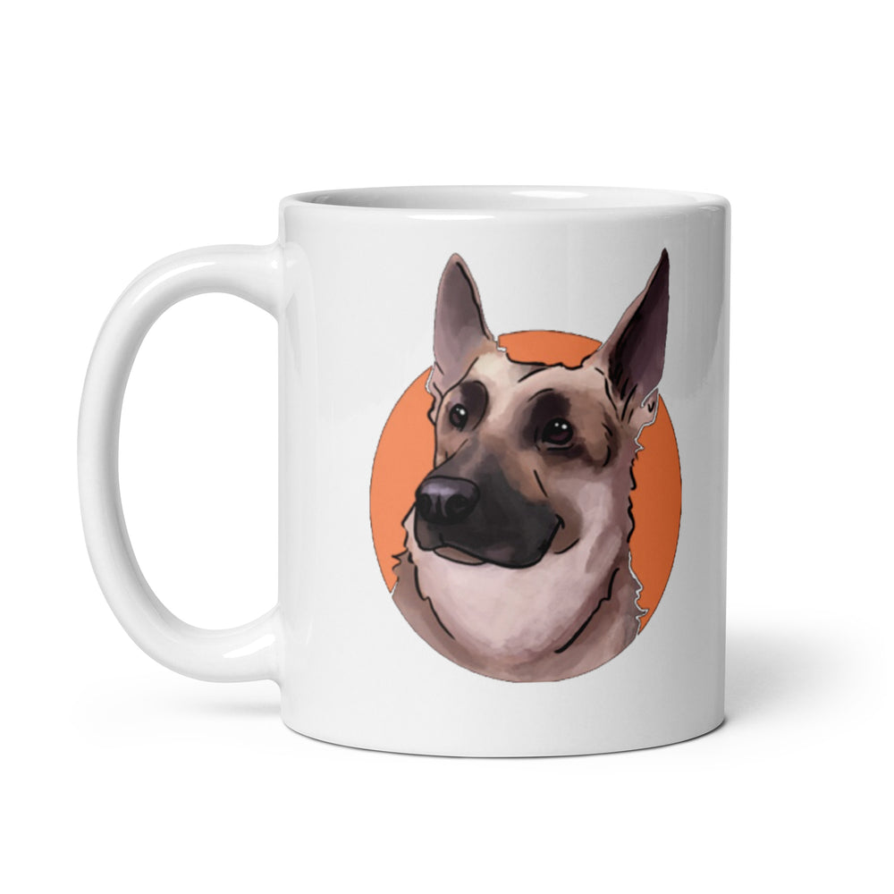 "Apollo" White glossy mug