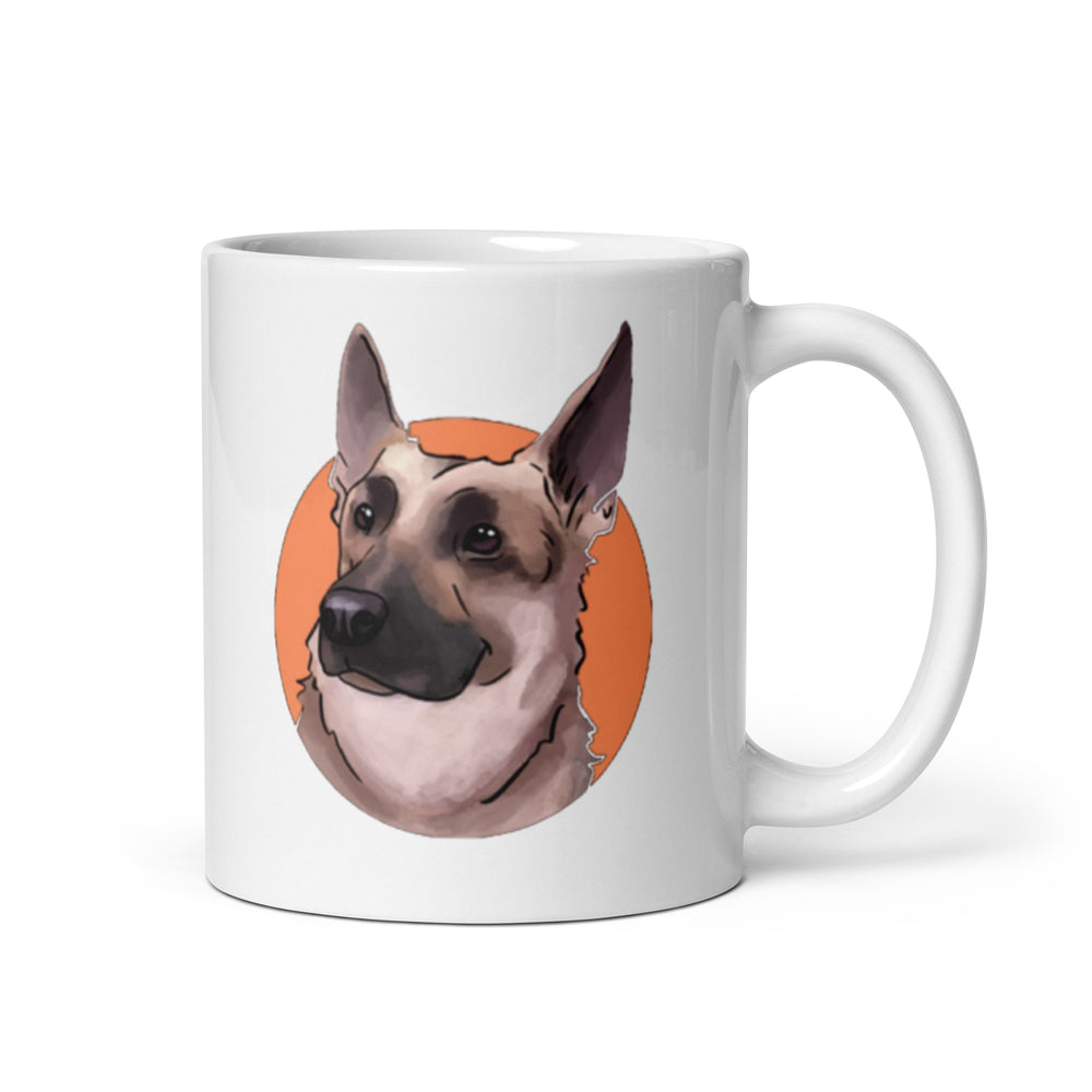 "Apollo" White glossy mug